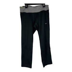 Nike Dri Fit Women’s Leggings Size Medium  Running Epic Run Cropped 546667-010